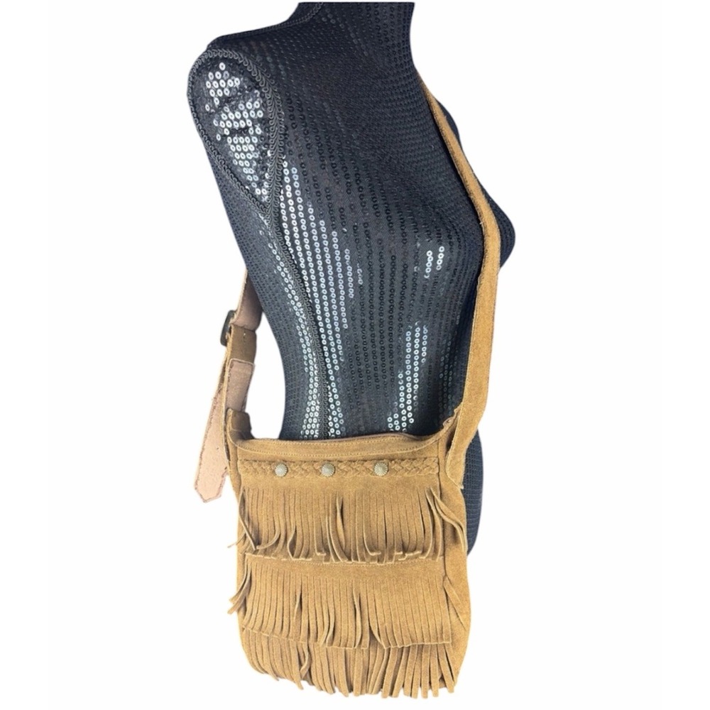 Minnetonka Vintage Crossbody Fringe Purse  Southwest Cowgirl Rodeo Leather